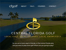 Tablet Screenshot of centralfloridagolf.com